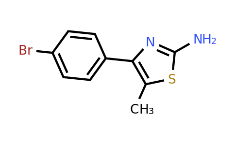 CAS 65705-44-4 | 4-(4-bromophenyl)-5-methyl-1,3-thiazol-2-amine