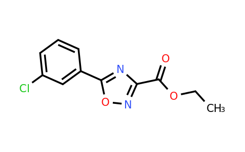CAS 657424-68-5 | ethyl 5-(3-chlorophenyl)-1,2,4-oxadiazole-3-carboxylate