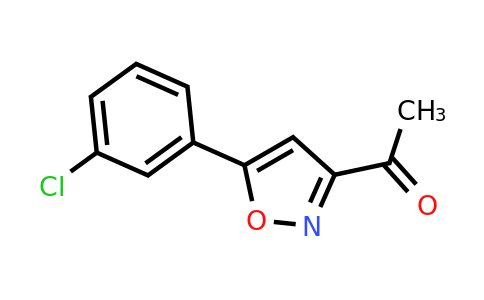 CAS 657424-83-4 | 1-(5-(3-chlorophenyl)isoxazol-3-yl)ethan-1-one