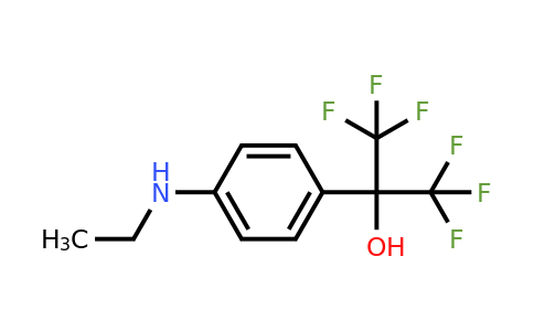 CAS 65797-85-5 | 2-(4-(ethylamino)phenyl)-1,1,1,3,3,3-hexafluoropropan-2-ol