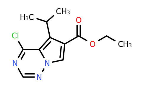 CAS 658084-80-1 | Ethyl 4-chloro-5-isopropylpyrrolo[2,1-F][1,2,4]triazine-6-carboxylate
