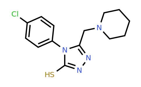 CAS 65924-81-4 | 4-(4-chlorophenyl)-5-[(piperidin-1-yl)methyl]-4H-1,2,4-triazole-3-thiol
