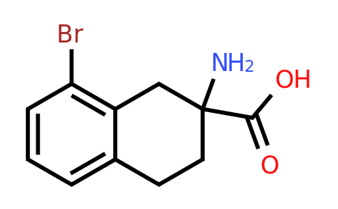 CAS 659736-98-8 | 2-Amino-8-bromo-1,2,3,4-tetrahydronaphthalene-2-carboxylic acid
