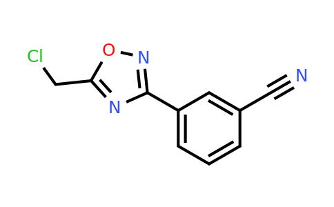 CAS 660416-40-0 | 3-(5-Chloromethyl-[1,2,4]oxadiazol-3-YL)-benzonitrile