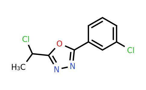 CAS 660417-35-6 | 2-(1-chloroethyl)-5-(3-chlorophenyl)-1,3,4-oxadiazole