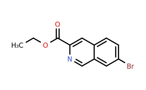 CAS 660830-62-6 | 7-Bromo-isoquinoline-3-carboxylic acid ethyl ester