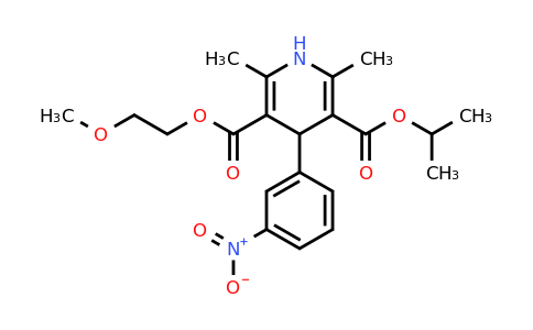CAS 66085-59-4 | 3-(2-methoxyethyl) 5-propan-2-yl 2,6-dimethyl-4-(3-nitrophenyl)-1,4-dihydropyridine-3,5-dicarboxylate