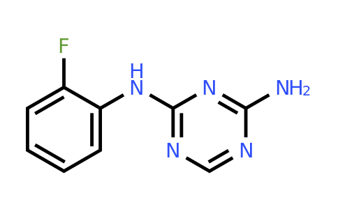 CAS 66088-45-7 | N2-(2-Fluorophenyl)-1,3,5-triazine-2,4-diamine
