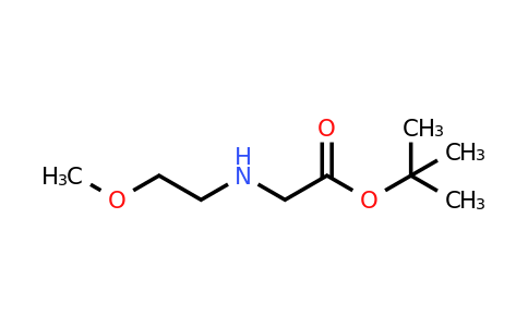 CAS 66116-13-0 | tert-Butyl 2-[(2-methoxyethyl)amino]acetate