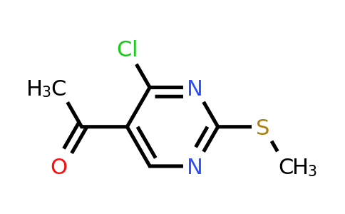 CAS 66116-82-3 | 1-(4-Chloro-2-(methylthio)pyrimidin-5-yl)ethanone