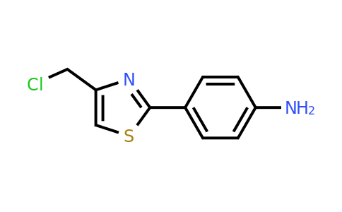 CAS 66131-79-1 | 4-(4-Chloromethyl-thiazol-2-YL)-phenylamine