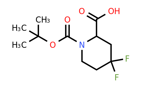 CAS 661458-34-0 | 1-(Tert-butoxycarbonyl)-4,4-difluoropiperidine-2-carboxylic acid