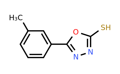 CAS 66147-19-1 | 5-(3-methylphenyl)-1,3,4-oxadiazole-2-thiol