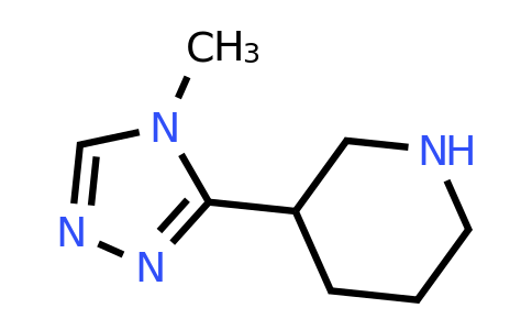 CAS 661470-61-7 | 3-(4-Methyl-4H-1,2,4-triazol-3-yl)piperidine