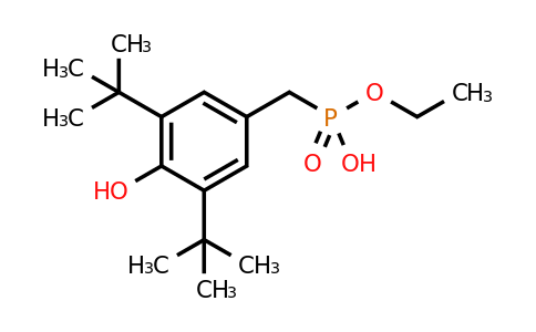 CAS 66165-37-5 | Ethyl hydrogen 3,5-di-tert-butyl-4-hydroxybenzylphosphonate