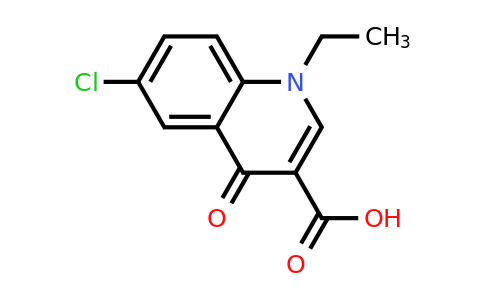CAS 66176-24-7 | 6-Chloro-1-ethyl-4-oxo-1,4-dihydroquinoline-3-carboxylic acid