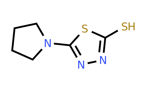 CAS 66180-50-5 | 5-(Pyrrolidin-1-yl)-1,3,4-thiadiazole-2-thiol