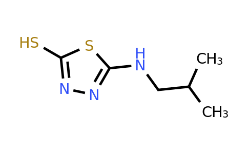CAS 66180-54-9 | 5-[(2-methylpropyl)amino]-1,3,4-thiadiazole-2-thiol