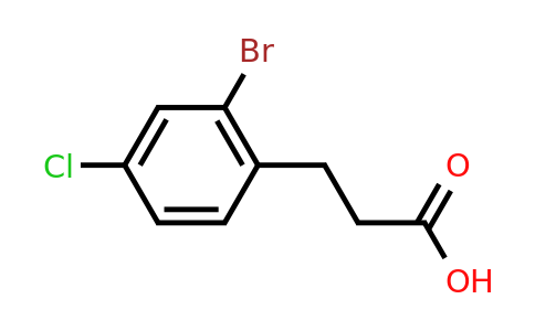 CAS 66192-04-9 | 3-(2-bromo-4-chlorophenyl)propanoic acid
