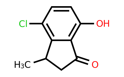CAS 6625-07-6 | 4-Chloro-7-hydroxy-3-methyl-2,3-dihydro-1H-inden-1-one