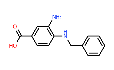 CAS 66315-38-6 | 3-Amino-4-(benzylamino)benzoic acid