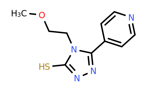 CAS 663181-77-9 | 4-(2-methoxyethyl)-5-(pyridin-4-yl)-4H-1,2,4-triazole-3-thiol