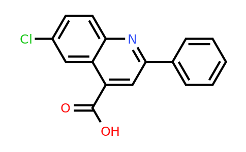CAS 6633-62-1 | 6-Chloro-2-phenylquinoline-4-carboxylic acid