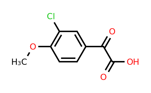 CAS 66340-51-0 | 2-(3-chloro-4-methoxyphenyl)-2-oxoacetic acid