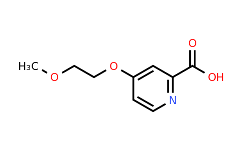 CAS 663614-86-6 | 4-(2-Methoxyethoxy)picolinic acid