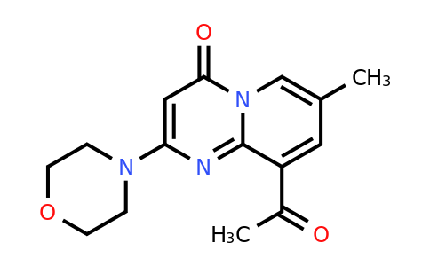 CAS 663619-91-8 | 9-Acetyl-7-methyl-2-morpholino-4H-pyrido[1,2-A]pyrimidin-4-one