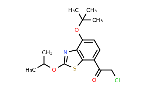 CAS 663925-96-0 | 1-(4-(tert-butoxy)-2-isopropoxybenzo[d]thiazol-7-yl)-2-chloroethan-1-one