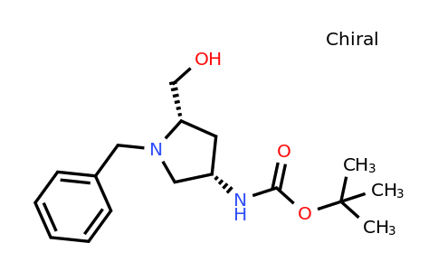 CAS 663948-84-3 | tert-butyl N-[(3S,5S)-1-benzyl-5-(hydroxymethyl)pyrrolidin-3-yl]carbamate
