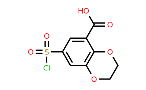 CAS 66410-36-4 | 7-(Chlorosulfonyl)-2,3-dihydro-1,4-benzodioxine-5-carboxylic acid