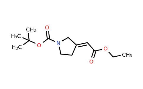CAS 664364-28-7 | tert-butyl-3-(2-ethoxy-2-oxoethylidene)pyrrolidine-1-carboxylate