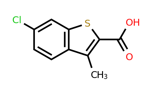 CAS 66490-32-2 | 6-Chloro-3-methylbenzo[b]thiophene-2-carboxylic acid