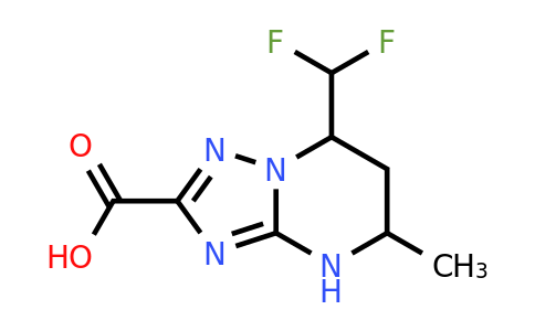 CAS 664992-04-5 | 7-(Difluoromethyl)-5-methyl-4,5,6,7-tetrahydro-[1,2,4]triazolo[1,5-a]pyrimidine-2-carboxylic acid