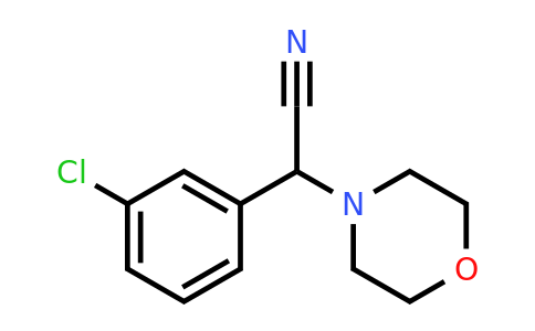 CAS 66548-90-1 | 2-(3-Chlorophenyl)-2-morpholinoacetonitrile