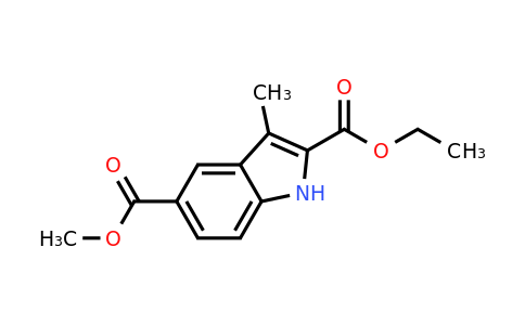 CAS 66552-40-7 | 2-ethyl 5-methyl 3-methyl-1H-indole-2,5-dicarboxylate