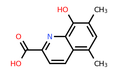 CAS 66556-23-8 | 8-Hydroxy-5,7-dimethylquinoline-2-carboxylic acid