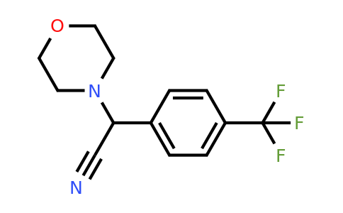 CAS 66573-60-2 | 2-(morpholin-4-yl)-2-[4-(trifluoromethyl)phenyl]acetonitrile