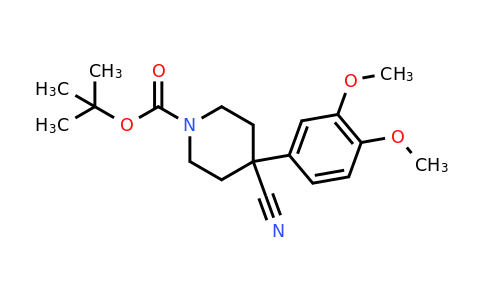CAS 666179-93-7 | 1-Boc-4-cyano-4-(3,4-dimethoxyphenyl)piperidine