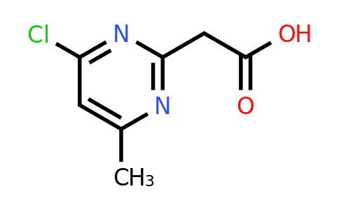 CAS 66621-89-4 | (4-Chloro-6-methylpyrimidin-2-YL)acetic acid