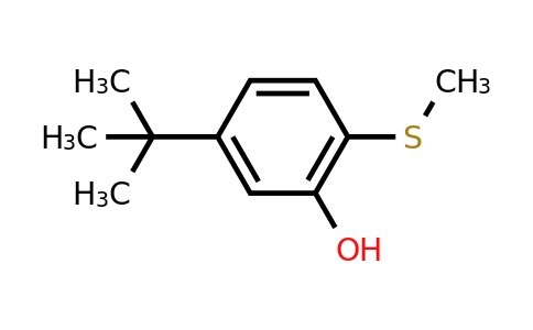 CAS 66624-05-3 | 5-Tert-butyl-2-(methylsulfanyl)phenol
