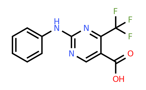 CAS 666260-38-4 | 2-(phenylamino)-4-(trifluoromethyl)pyrimidine-5-carboxylic acid