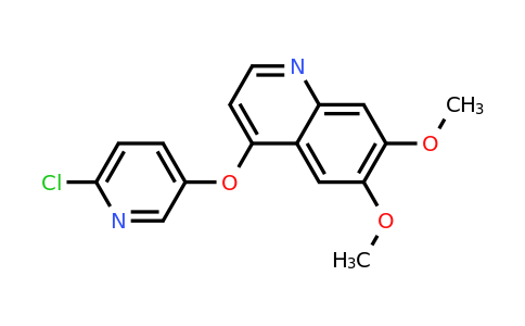 CAS 666731-22-2 | 4-[(6-chloro-3-pyridyl)oxy]-6,7-dimethoxy-quinoline