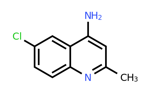 CAS 66735-24-8 | 4-Amino-6-chloro-2-methylquinoline