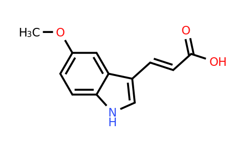 CAS 66735-65-7 | (E)-3-(5-methoxy-1H-indol-3-yl)acrylic acid