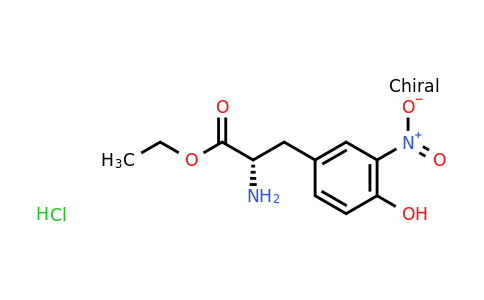 CAS 66737-54-0 | (S)-Ethyl 2-amino-3-(4-hydroxy-3-nitrophenyl)propanoate hydrochloride
