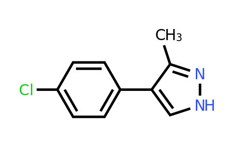 CAS 667400-41-1 | 4-(4-Chlorophenyl)-3-methyl-1H-pyrazole