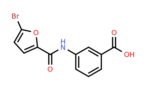 CAS 667410-26-6 | 3-(5-Bromofuran-2-amido)benzoic acid